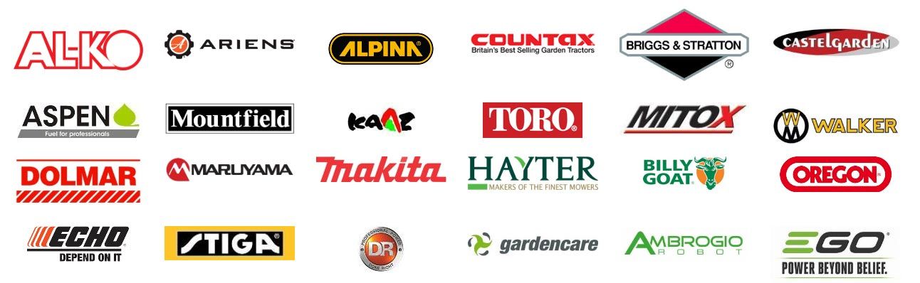 Brands We Stock and Service